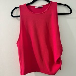 Hot pink Zara top